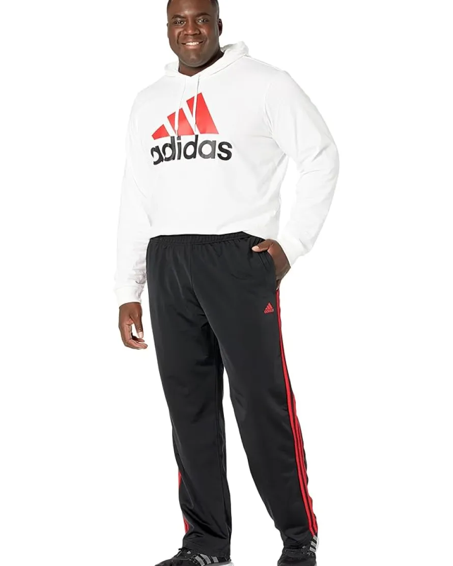 adidas Essentials 3-Stripes Tricot Open Hem Pants Men's