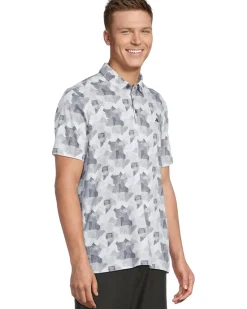 adidas Golf Go-To Printed Golf Polo Shirt Men's