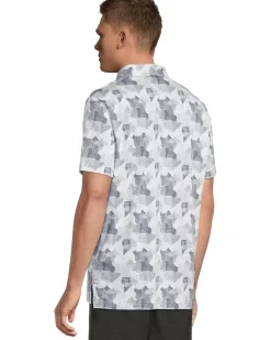 adidas Golf Go-To Printed Golf Polo Shirt Men's