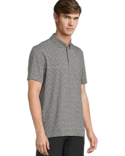 adidas Golf Go-To Printed Stripe Golf Polo Shirt Men's