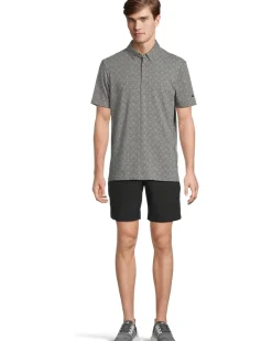 adidas Golf Go-To Printed Stripe Golf Polo Shirt Men's