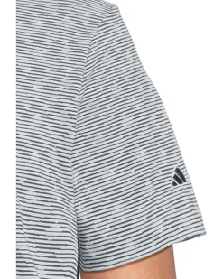 adidas Golf Go-To Printed Stripe Golf Polo Shirt Men's