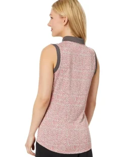 adidas Golf Ultimate365 Jacquard Sleeveless Polo Women's