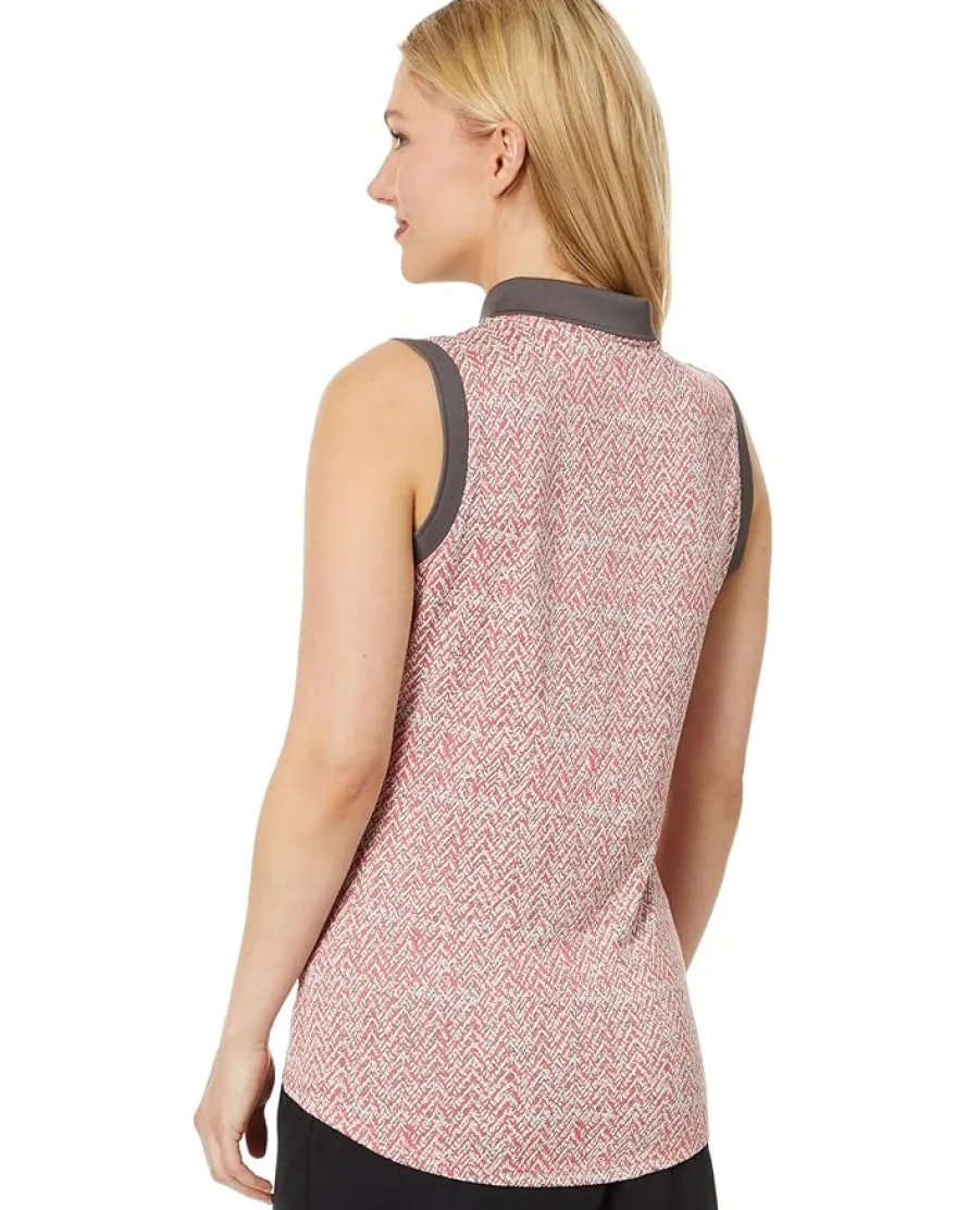 adidas Golf Ultimate365 Jacquard Sleeveless Polo Women's
