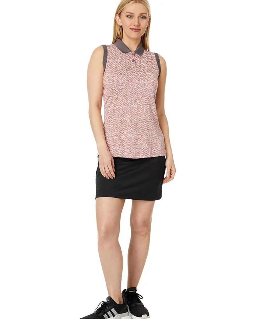 adidas Golf Ultimate365 Jacquard Sleeveless Polo Women's