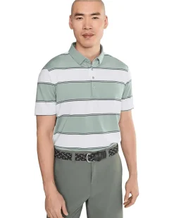 adidas Golf Ultimate365+ Jumbo Stripe CLIMACOOL® Polo Shirt Men's