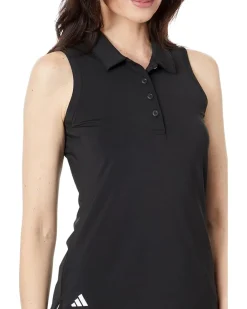 adidas Golf Ultimate365 Solid Sleeveless Golf Polo Shirt Women's