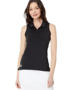 adidas Golf Ultimate365 Solid Sleeveless Golf Polo Shirt Women's