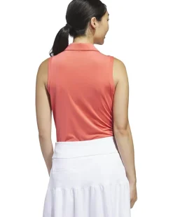 adidas Golf Ultimate365 Solid Sleeveless Golf Polo Shirt Women's