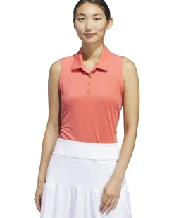 adidas Golf Ultimate365 Solid Sleeveless Golf Polo Shirt Women's