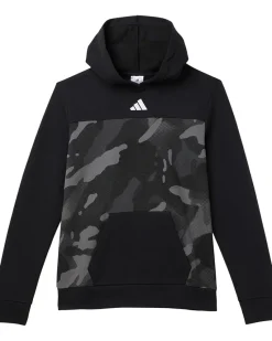 adidas Kids All Over Printcolor Block Halftone Camo Hooded Pullover (Big Kid)