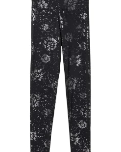 adidas Kids All Over Print Foil Cozy Leggings (Big Kid)