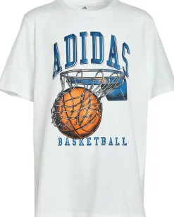 adidas Kids Basketball Dunk Tee (Big Kid)