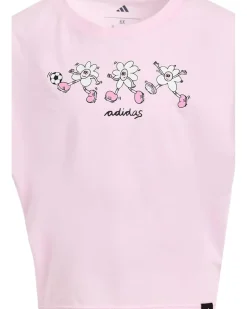 adidas Kids Box Tee Pleated Skort Set (Toddler/Little Kid)