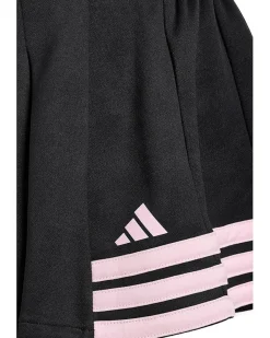 adidas Kids Box Tee Pleated Skort Set (Toddler/Little Kid)