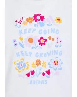 adidas Kids Cap Sleeve Tee & Woven Shorts Set (Toddler/Little Kid)