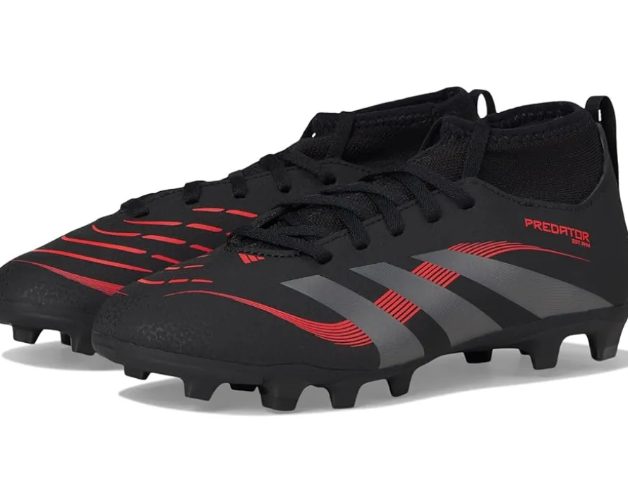 adidas Kids Club Predator Sock Firm Ground/Multi Ground Soccer Cleats (Little Kid/Big Kid)