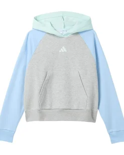 adidas Kids Colorblock Fleece Hooded Pullover (Big Kid)
