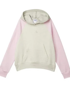 adidas Kids Colorblock Fleece Hooded Pullover (Big Kid)
