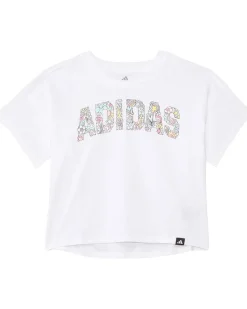 adidas Kids Drop Shoulder Tee (Toddler/Little Kid)