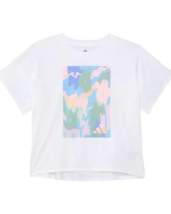adidas Kids Drop Shoulder Tee (Big Kid)