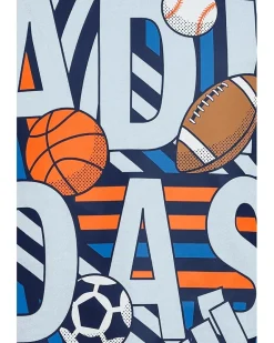 adidas Kids Essential Cotton Graphic Tee Shorts Set (Toddler/Little Kid)