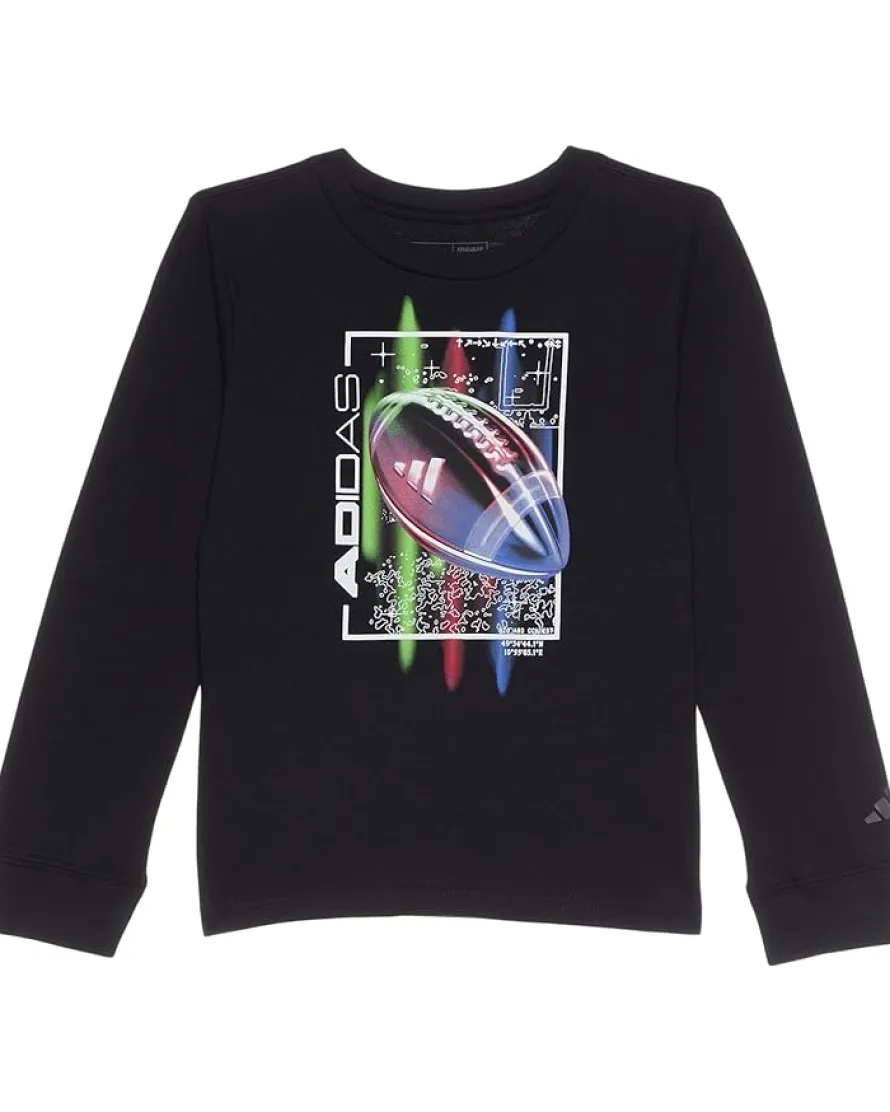 adidas Kids Football Energy Long Sleeve Tee (Toddler/Little Kid)