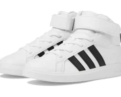 adidas Kids Grand Court Mid Shoes (Little Kid)