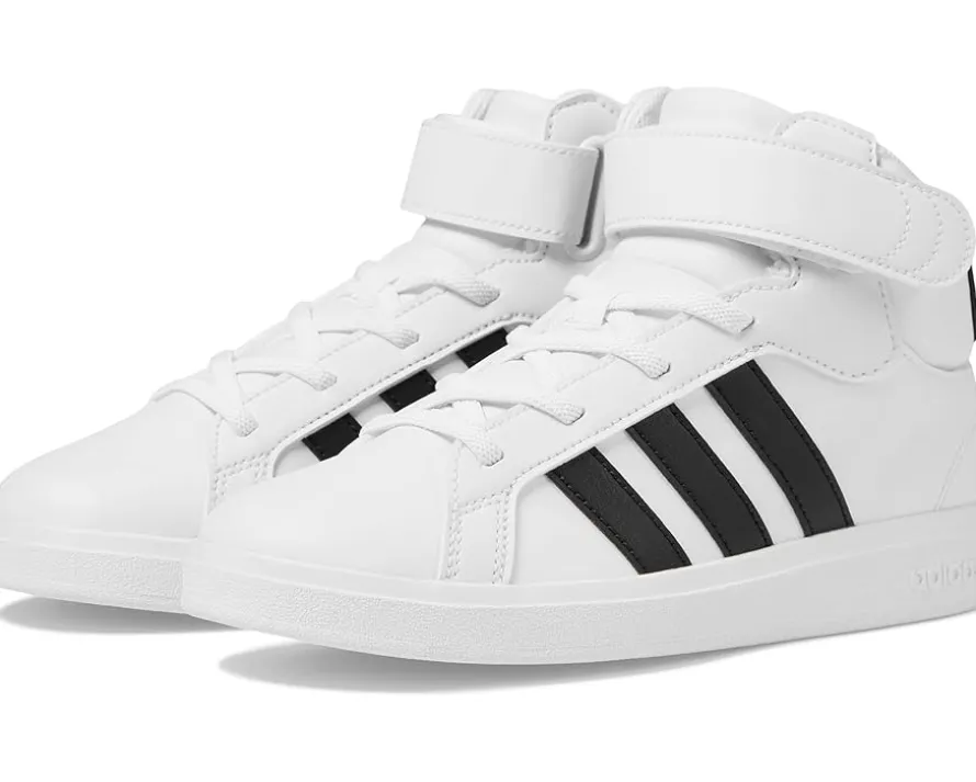 adidas Kids Grand Court Mid Shoes (Little Kid)