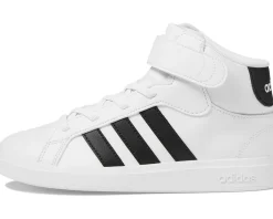 adidas Kids Grand Court Mid Shoes (Little Kid)