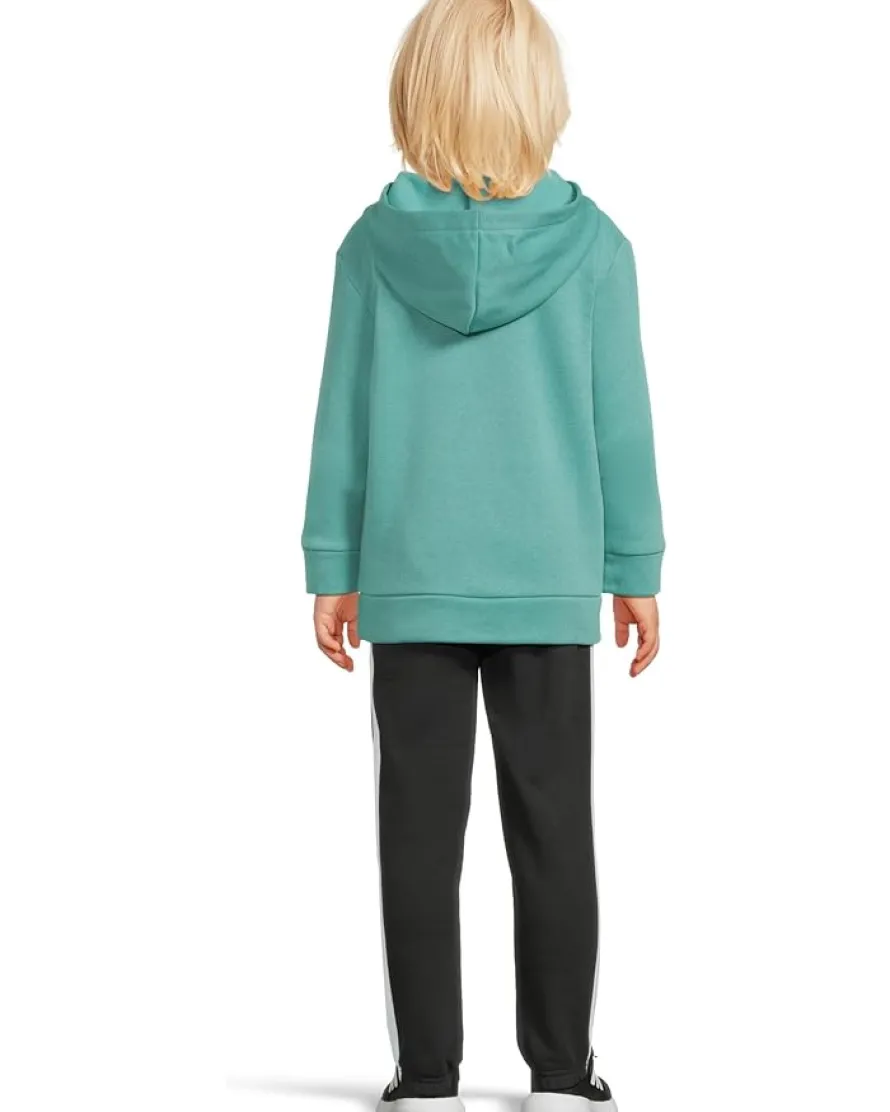 adidas Kids Graphic Fleece Pullover Jogger Set (Toddler/Little Kid)