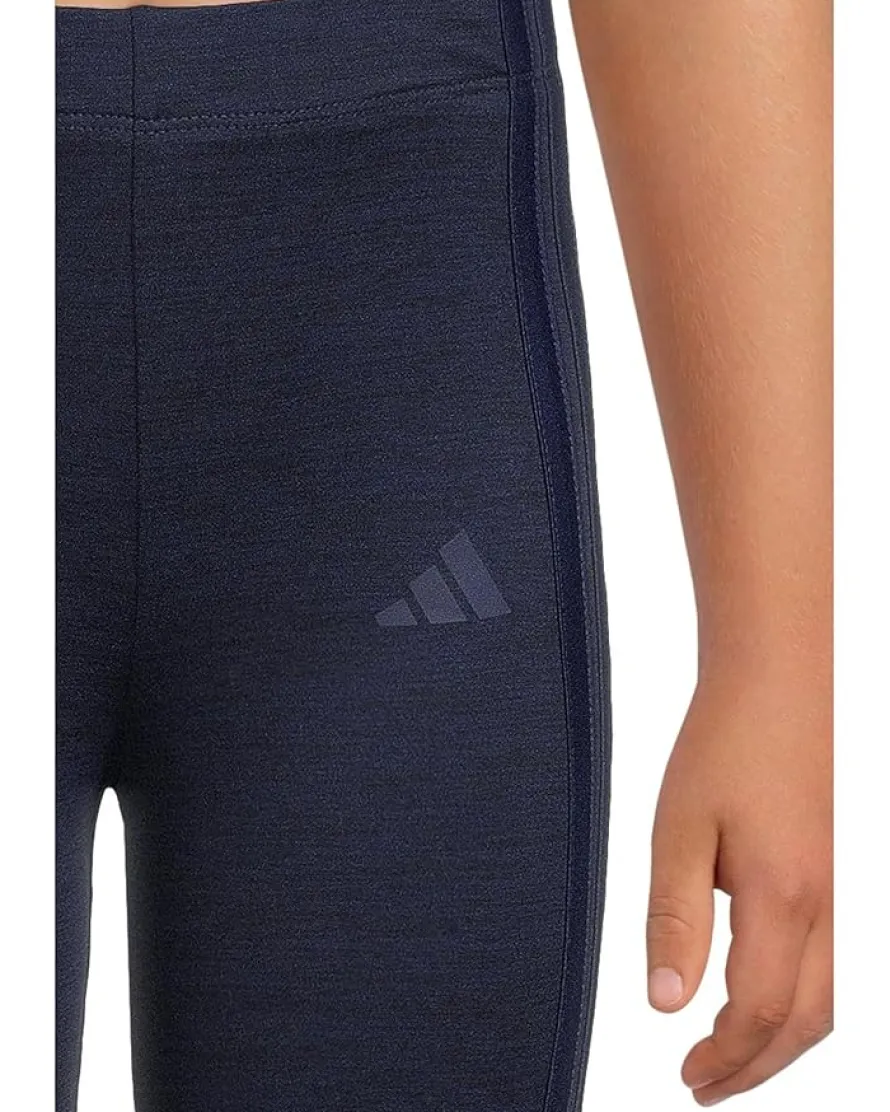 adidas Kids Graphic Heather Tee Flare Pant Set (Toddler/Little Kid)