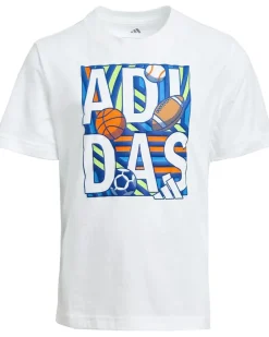 adidas Kids Graphic Tee (Toddler/Little Kids)