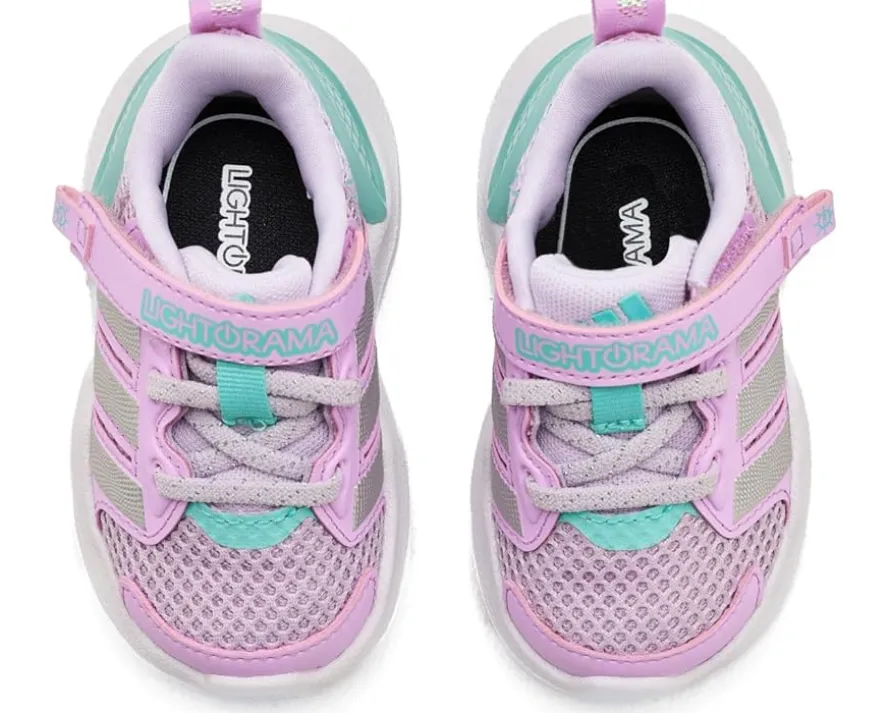 adidas Kids Lightorama Runner Elastic Lace Shoes (Toddler)