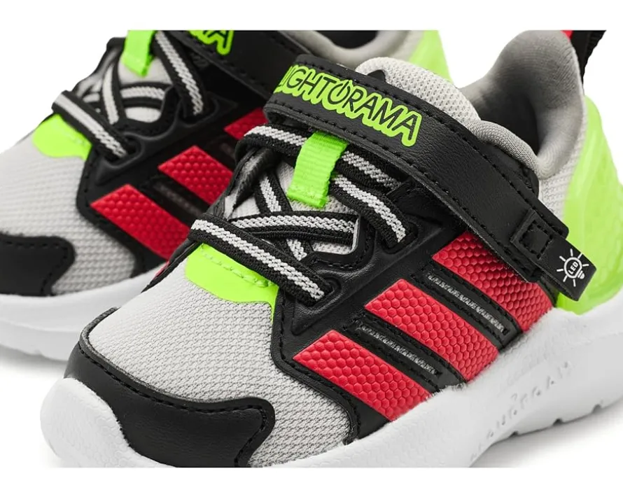 adidas Kids Lightorama Runner Elastic Lace Shoes (Toddler)