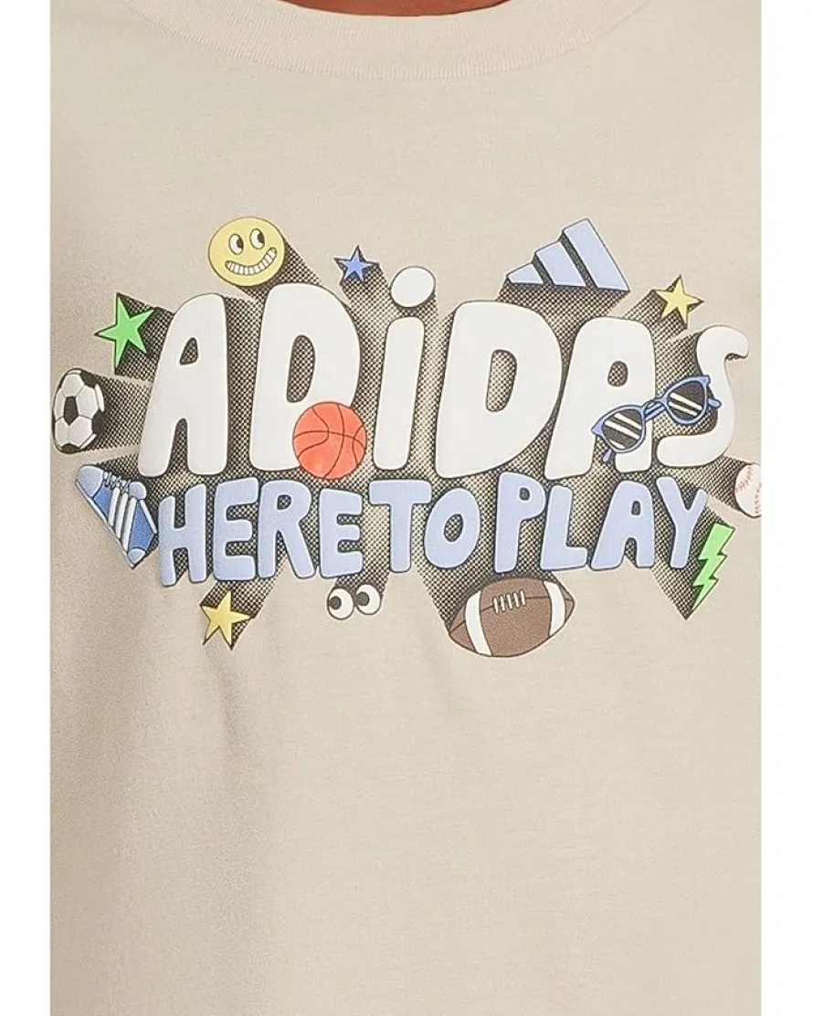 adidas Kids Long Sleeve Adi Expression Tee (Toddler/Little Kid)