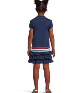 adidas Kids Ruffle Polo Dress (Toddler/Little Kid)