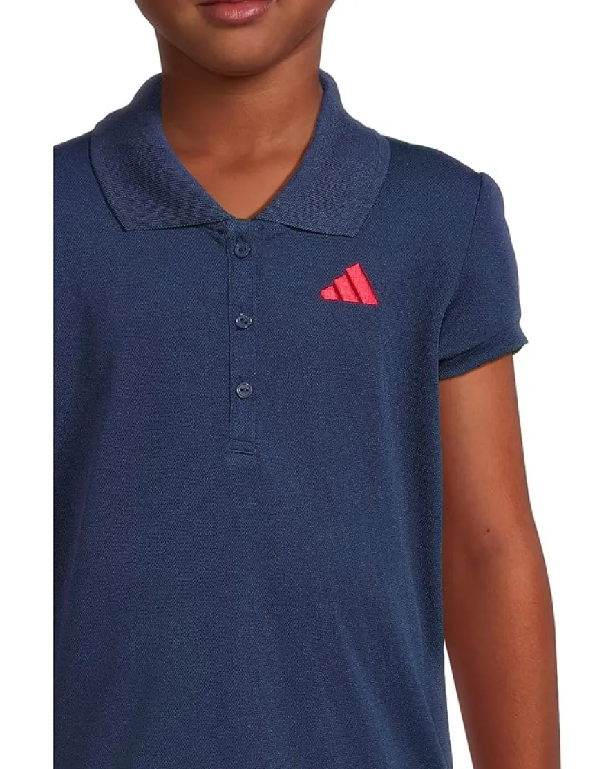 adidas Kids Ruffle Polo Dress (Toddler/Little Kid)