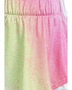 adidas Kids Sleeveless Box Tee Aop Faux Wrap Skort Set (Toddler/Little Kid)