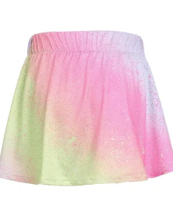 adidas Kids Sleeveless Box Tee Aop Faux Wrap Skort Set (Toddler/Little Kid)