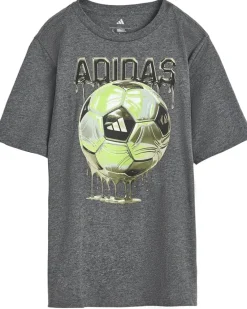 adidas Kids Soccer Drip Heather Tee (Big Kid)