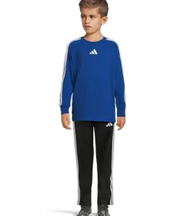 adidas Kids 3S Raglan Cotton Tee & Pant Set (Toddler/Little Kid)