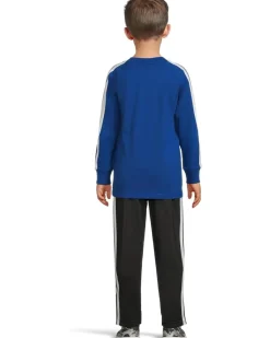 adidas Kids 3S Raglan Cotton Tee & Pant Set (Toddler/Little Kid)