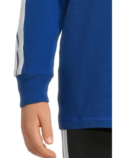 adidas Kids 3S Raglan Cotton Tee & Pant Set (Toddler/Little Kid)