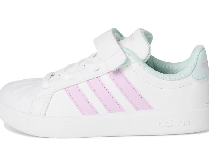 adidas Kids Streetalk Elastic Lace Shoes (Little Kid)