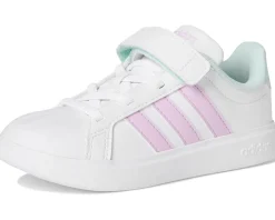 adidas Kids Streetalk Elastic Lace Shoes (Little Kid)