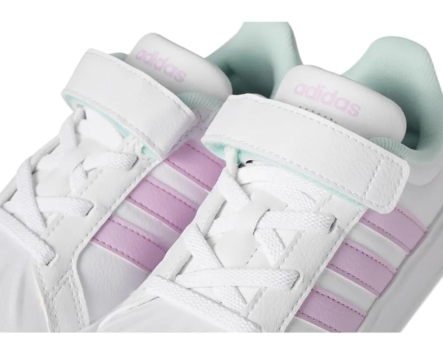 adidas Kids Streetalk Elastic Lace Shoes (Little Kid)