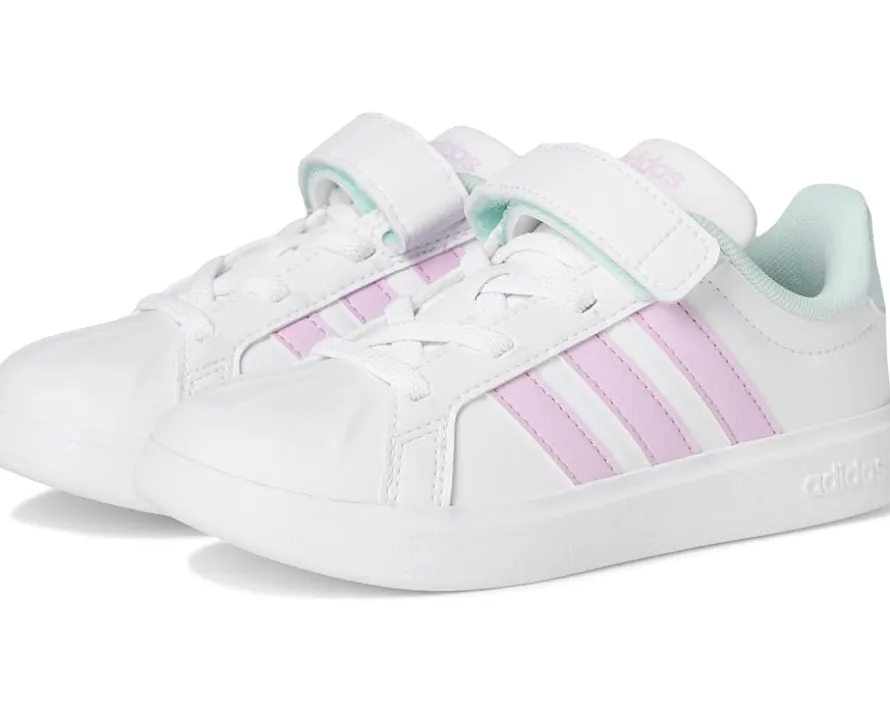 adidas Kids Streetalk Elastic Lace Shoes (Little Kid)