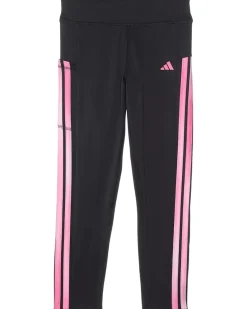 adidas Kids 3-Stripe Cellphone Pocket 7/8 Legging (Big Kid)