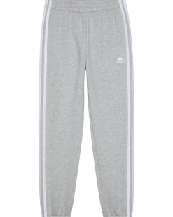 adidas Kids 3-Stripes Cotton Fleece Joggers (Big Kid)